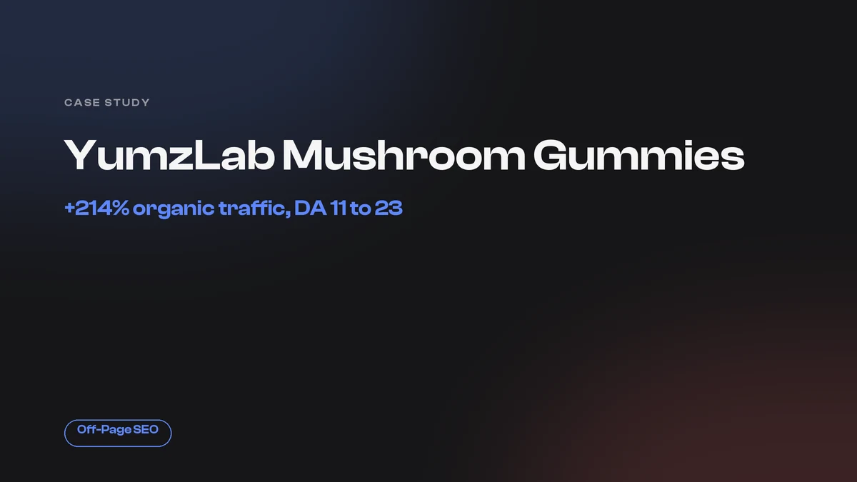YumzLab Amanita Muscaria Mushroom Gummies case study cover
